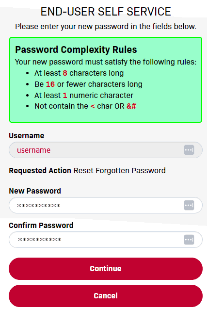 I forgot my username or password. What do I do? – Frequently Asked Questions